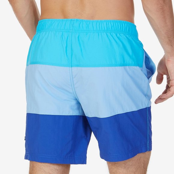 SOLD | Nautica Quick Dry Colorblock Swim Trunks - Picture 2 of 8